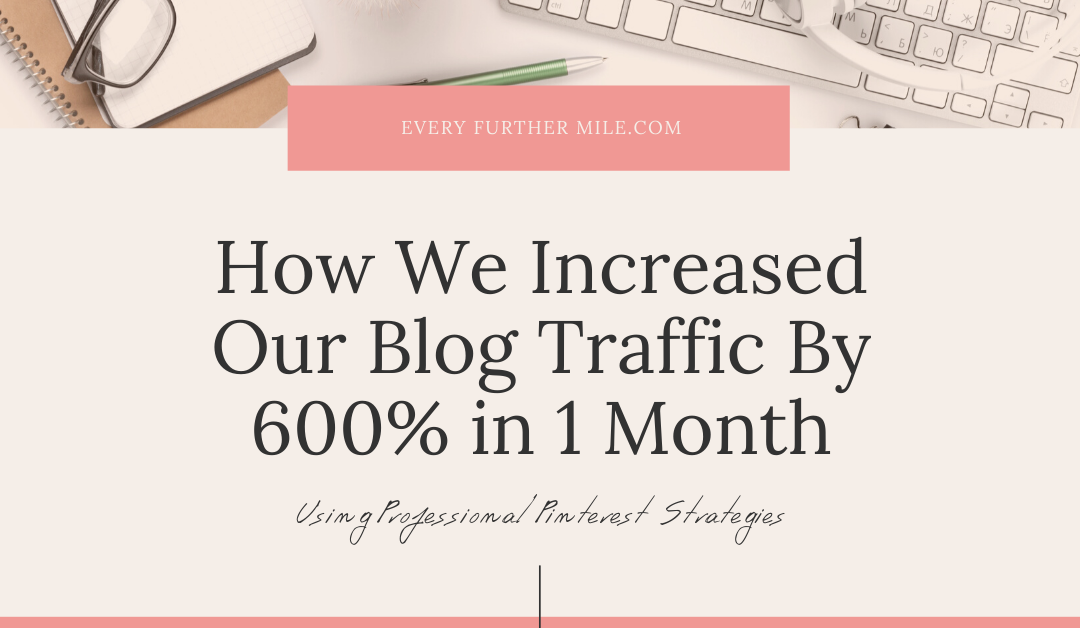 How We Increased Our Blog Traffic By 600% in 1 Month